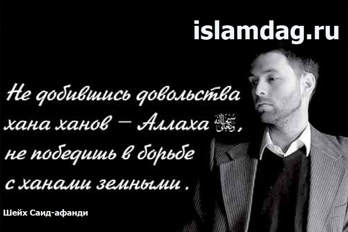 Высказывания шейха Саида-афанди